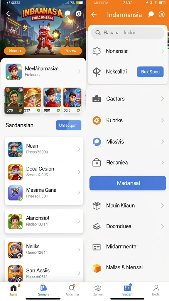 Tampilan antarmuka yang menarik dan user-friendly.