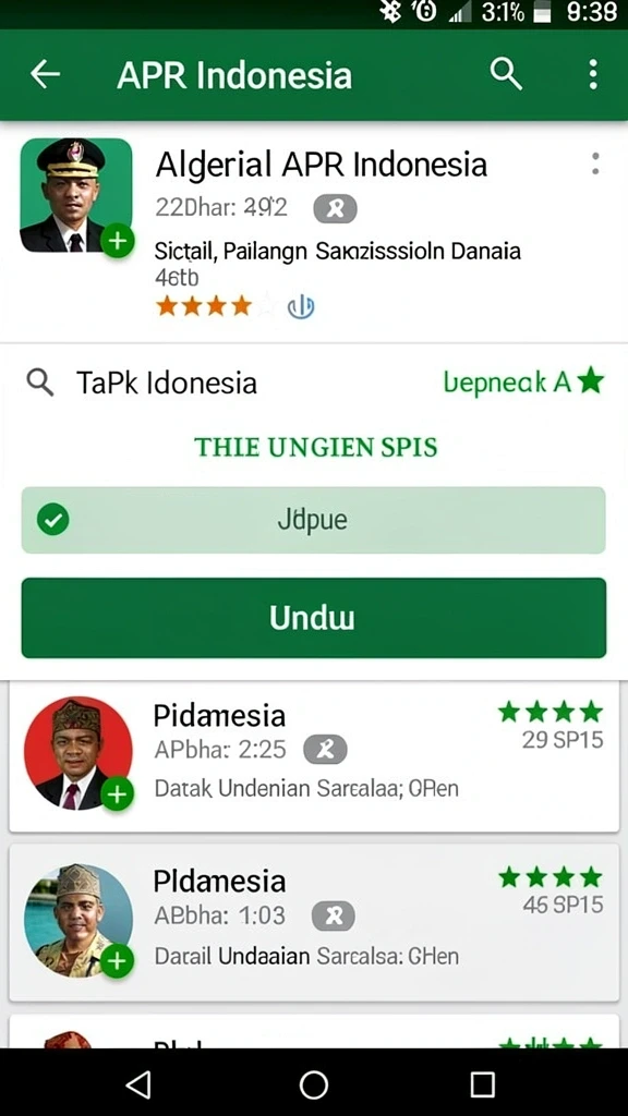 Sistem ranking yang memacu semangat kompetisi.
