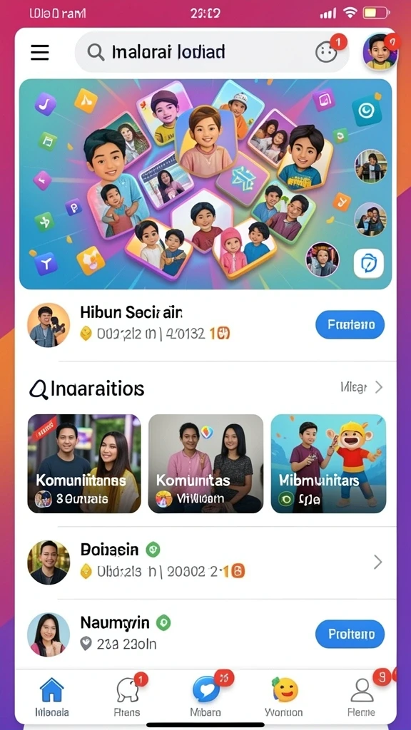Tampilan antarmuka yang menawan dan mudah digunakan.