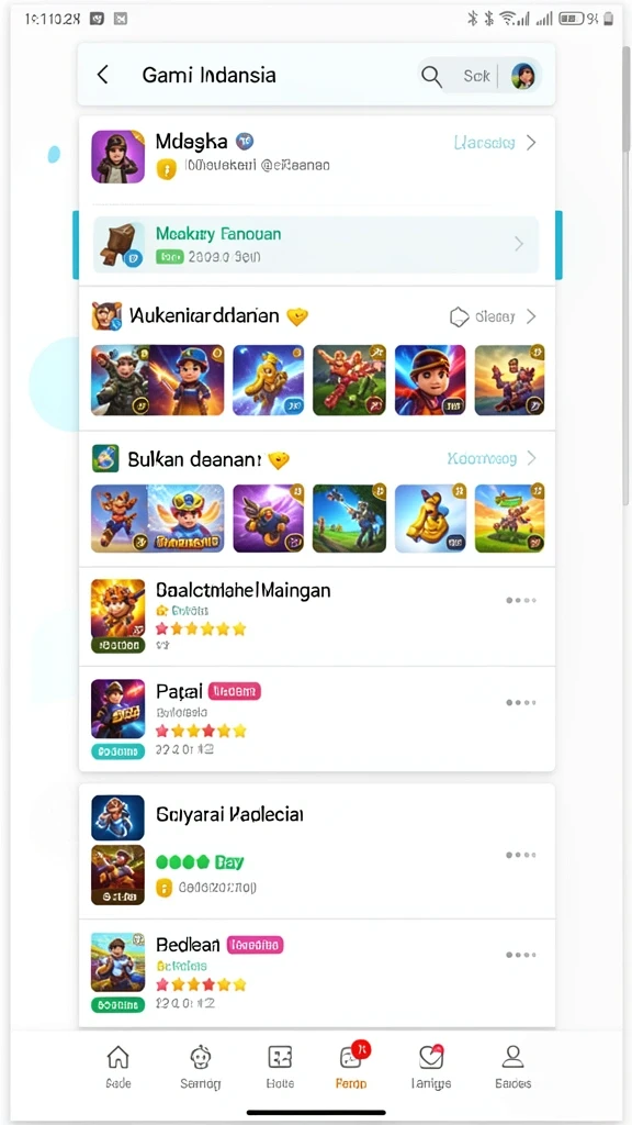 Gameplay yang seru dengan banyak pilihan mode.