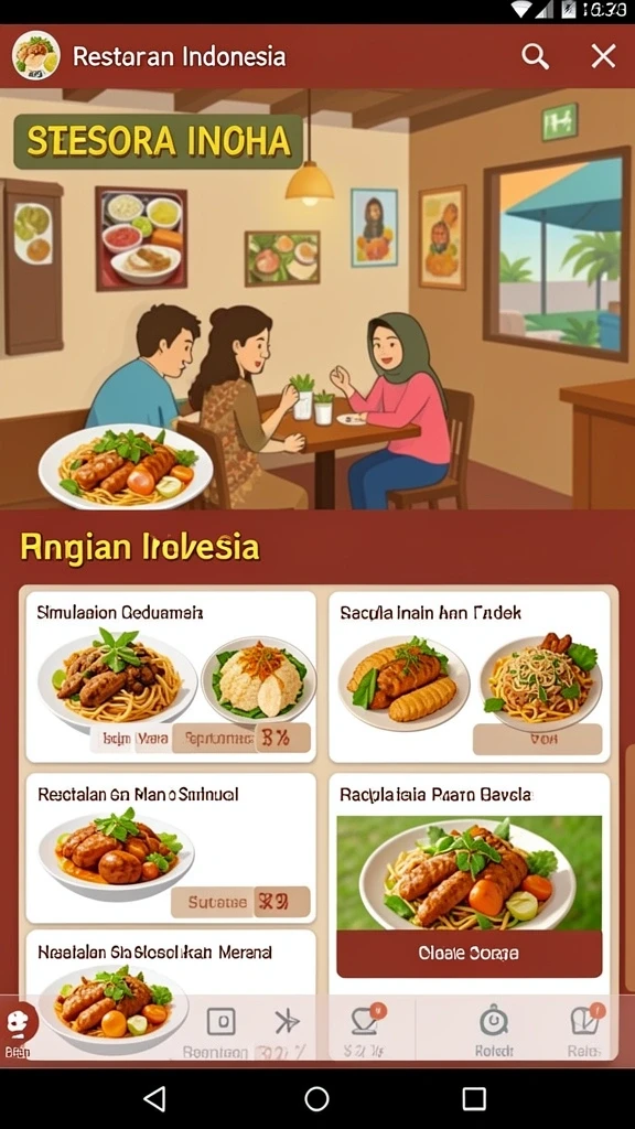 Tampilan antarmuka yang menarik dan mudah dipahami.