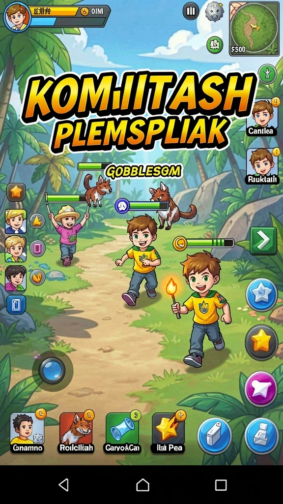 Beragam permainan kasin yang menantang dan seru.