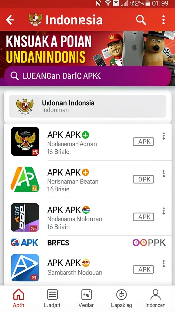 Event menarik yang sering diadakan di dalam aplikasi.