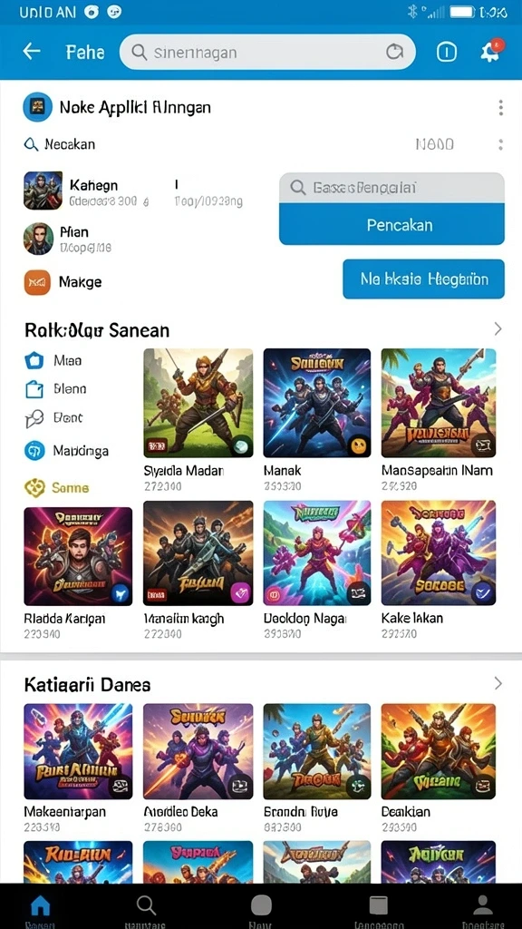Screenshot menampilkan salah satu mode permainan yang seru.