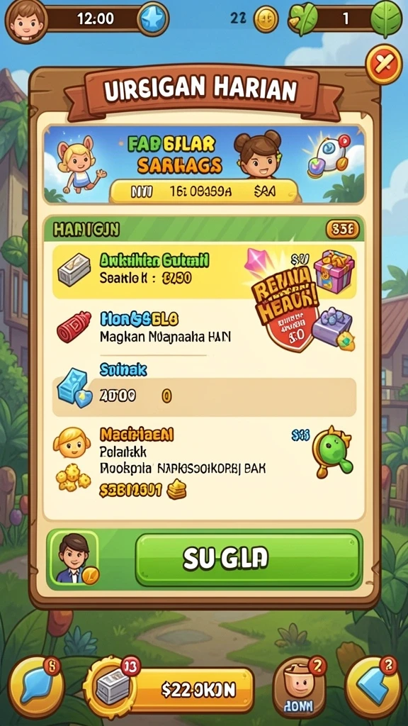 Level yang dirancang menantang dan memacu adrenalin.