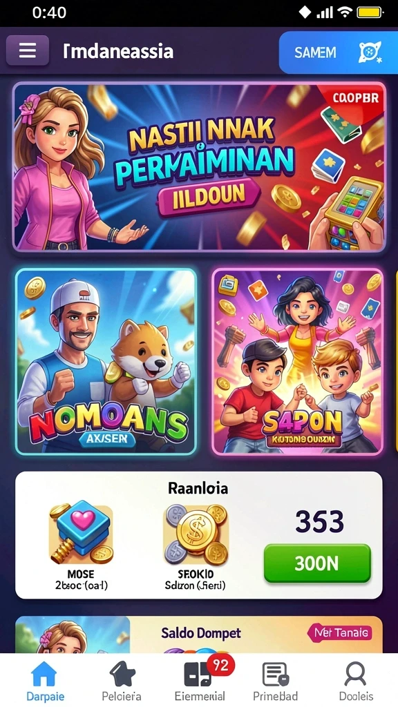Tampilan antarmuka yang menarik dan mudah digunakan.