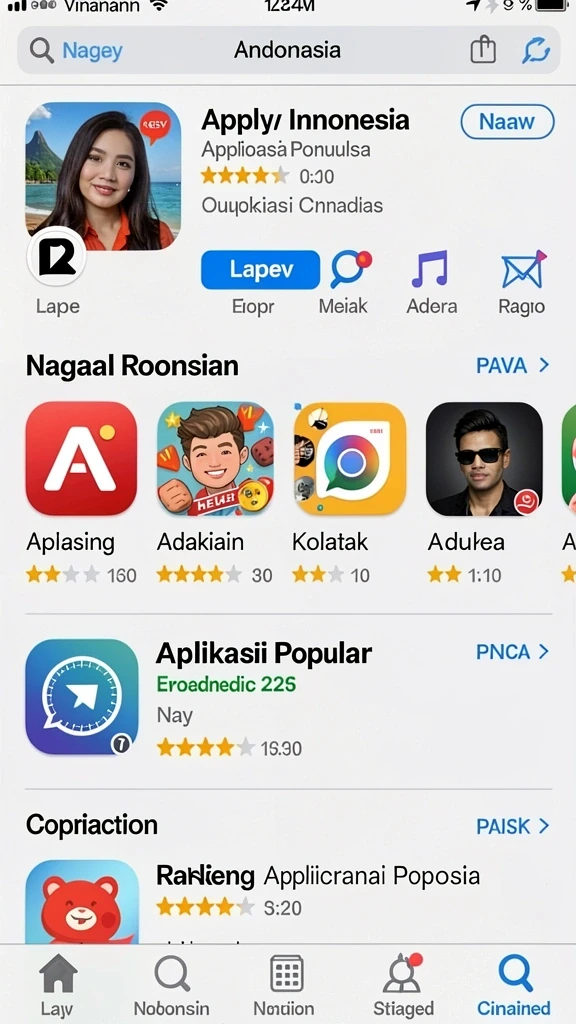 Tampilan antarmuka yang intuitif dan menarik.