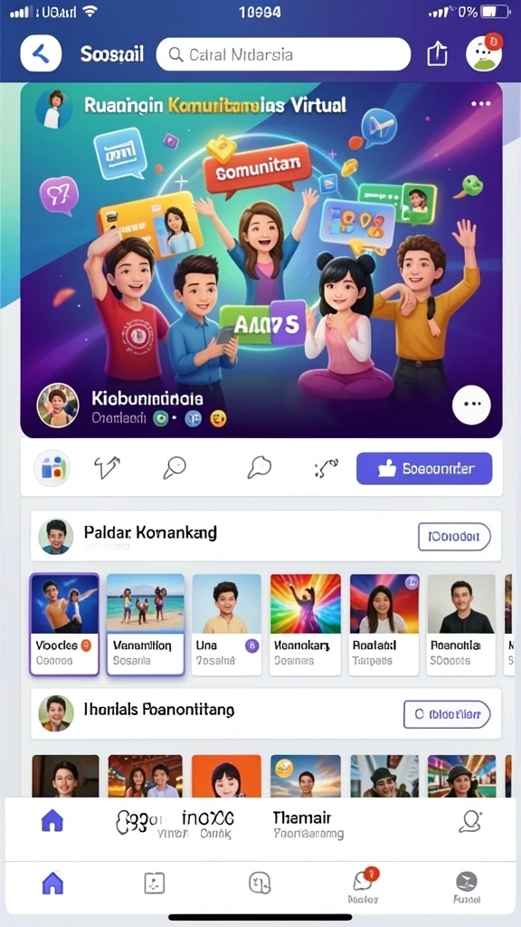 Tampilan antarmuka yang menarik dan user-friendly.