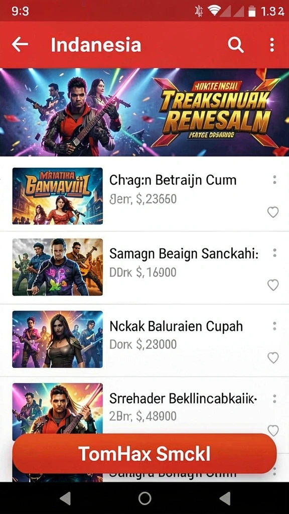Screenshot menunjukkan mode multiplayer dengan banyak pemain aktif.