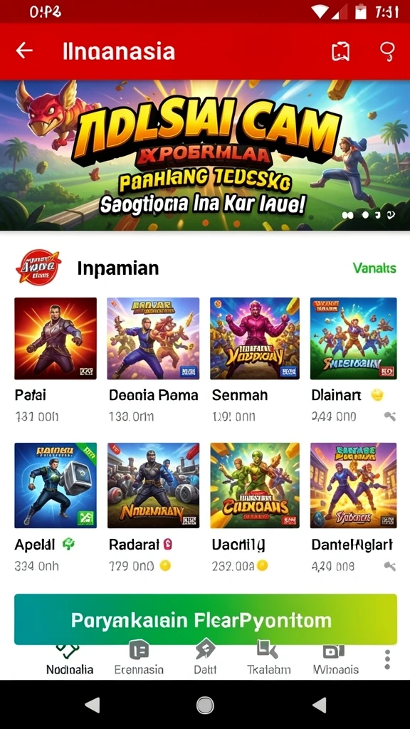 Screenshot menunjukkan gameplay seru dalam IDRRP.