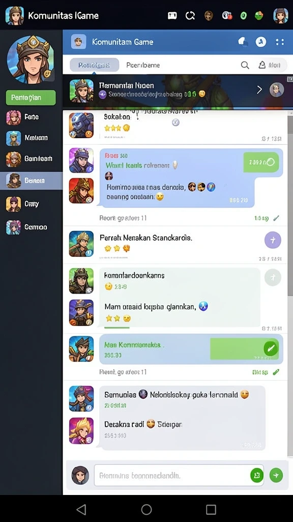 Karakter-karakter menarik yang bisa Anda pilih dan mainkan.