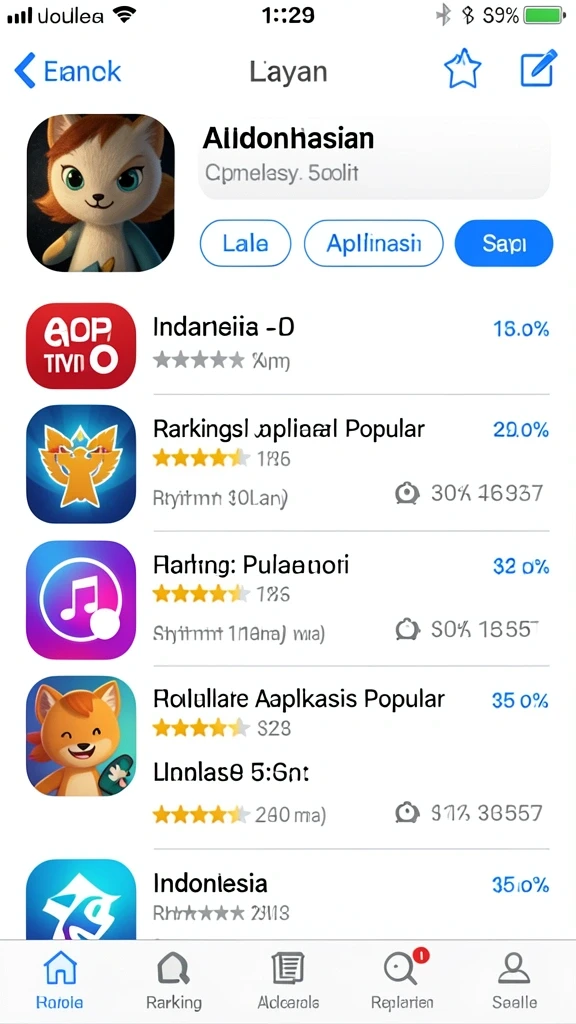 Tampilan karakter utama yang penuh aksi.