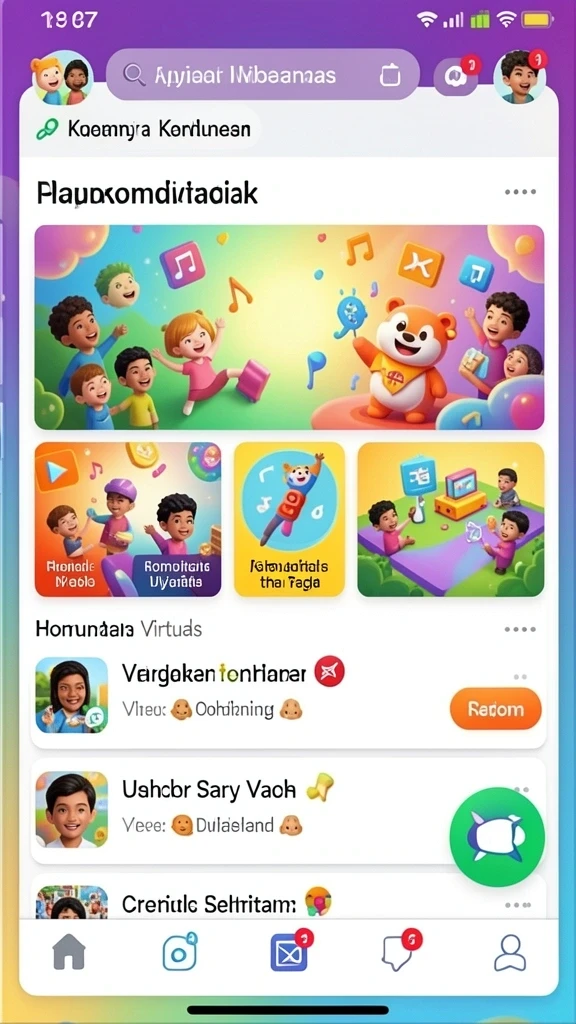Tampilan antarmuka yang user-friendly dan menarik.