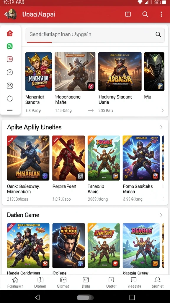 Screenshot 1: Tampilan awal yang memikat dengan karakter menarik.