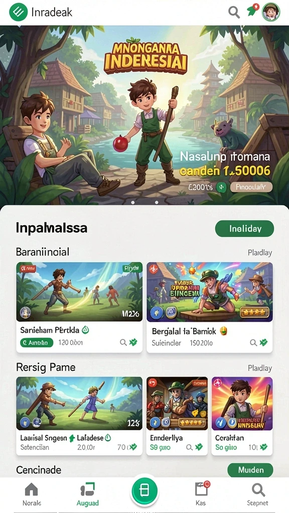 Tingkat kesulitan game yang bervariasi dan menarik.
