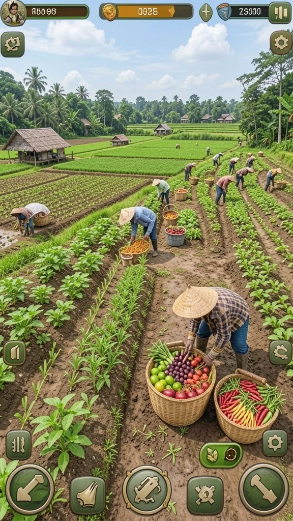 Karakter unik dengan kemampuan menarik.