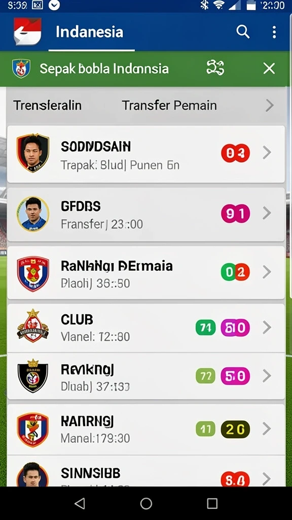 Screenshot aplikasi menunjukan antarmuka yang menarik.
