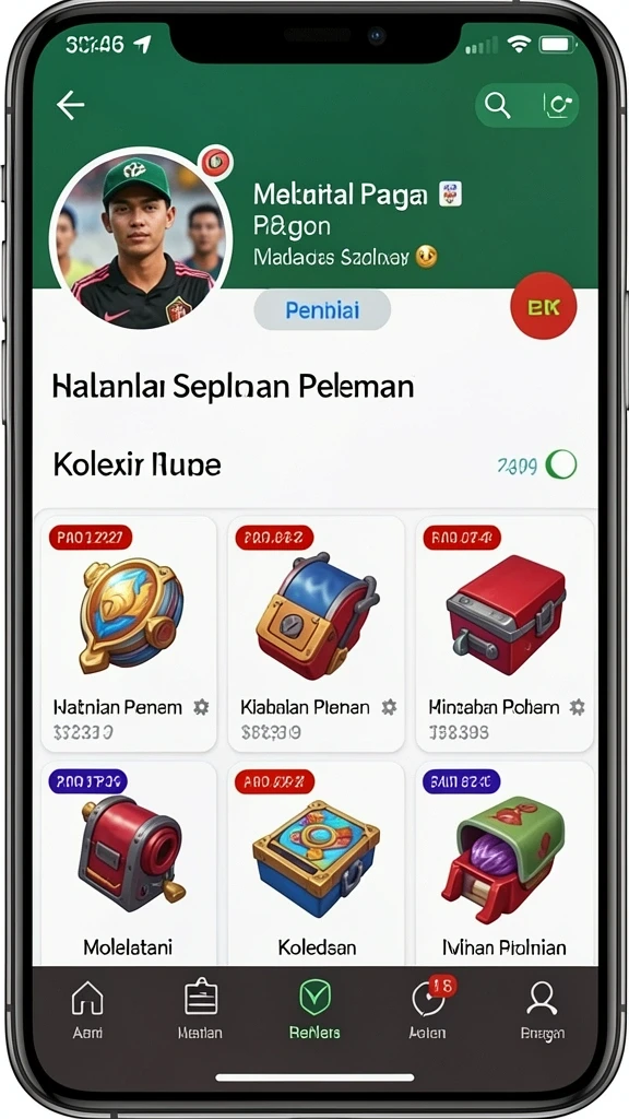 Berbagai mode permainan yang bisa dipilih.