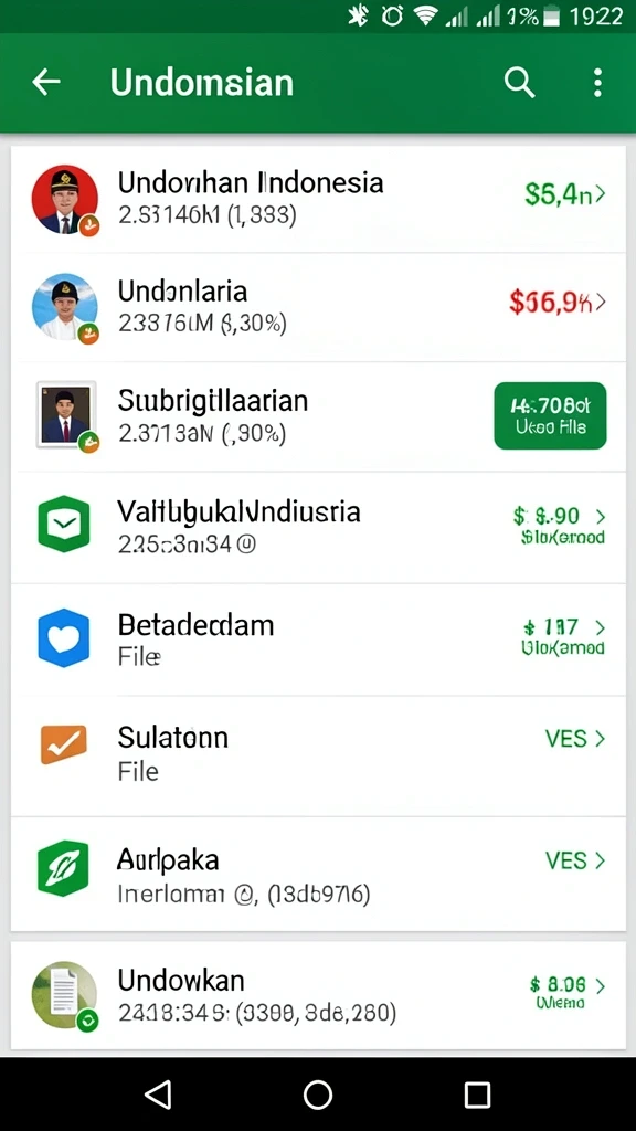 Tampilan antarmuka yang ramah pengguna.