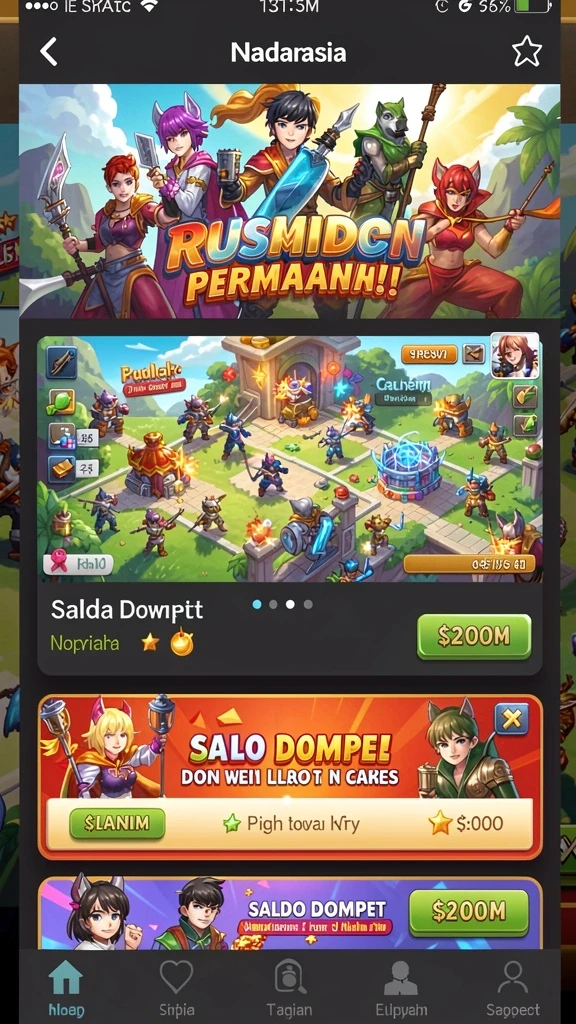 Komunitas aktif yang saling membantu.