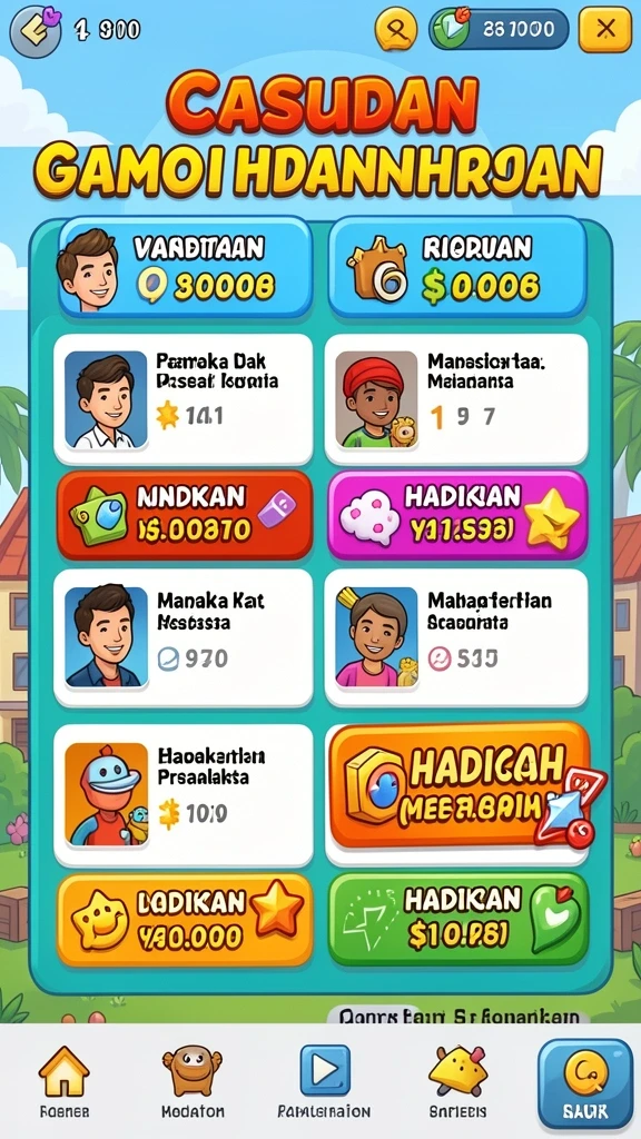 Tampilan antarmuka yang menarik dan modern.