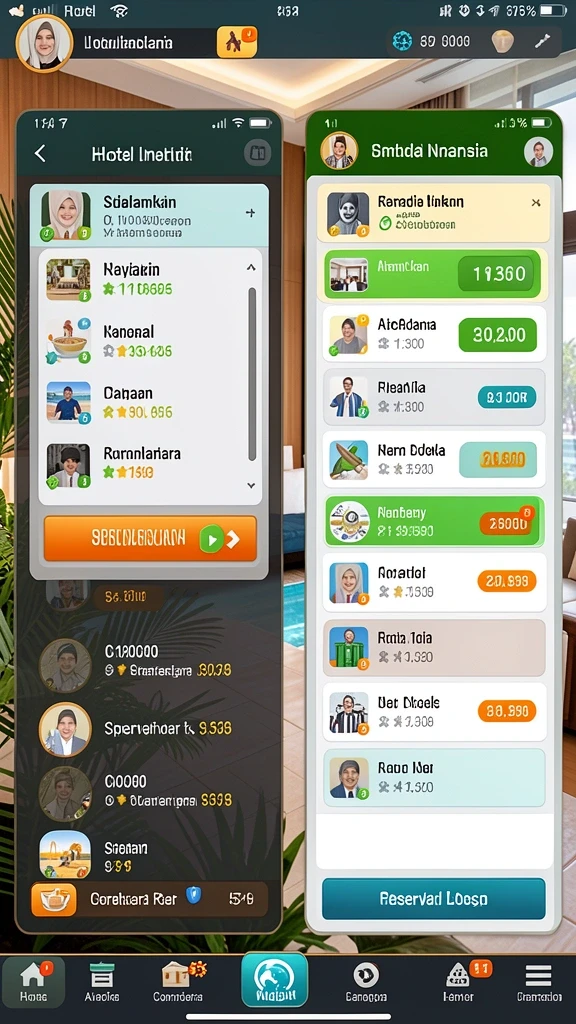Mode kompetitif seru dengan teman.
