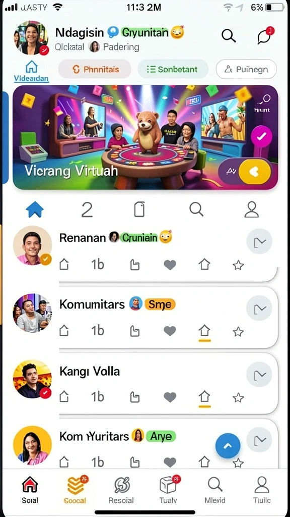 Tampilan antarmuka yang menarik dan mudah digunakan.