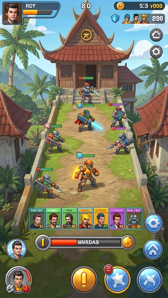 Tampilan awal game RPIDWIN yang menarik.