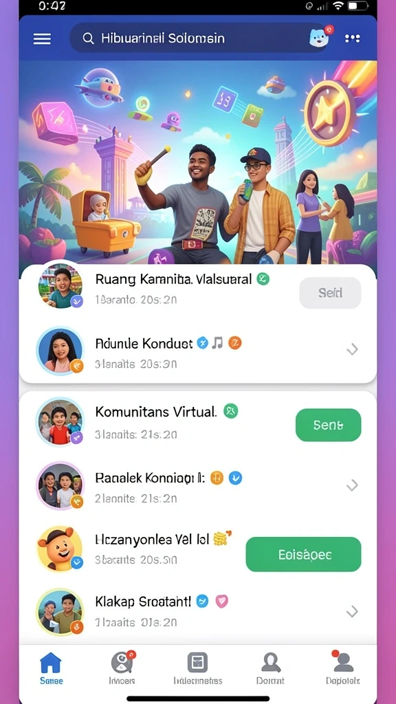 Level yang bervariasi dan penuh tantangan setiap kali bermain.