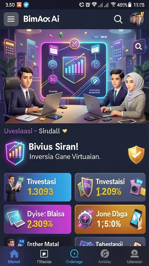 Tampilan antarmuka yang user-friendly.
