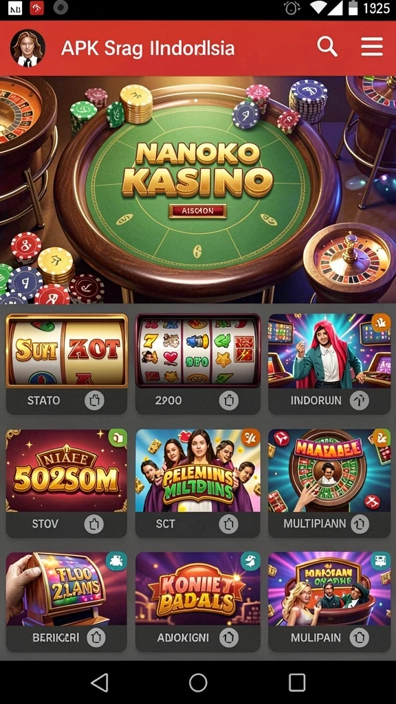 Tampilan awal SPIN101 yang menarik dan ramah pengguna.