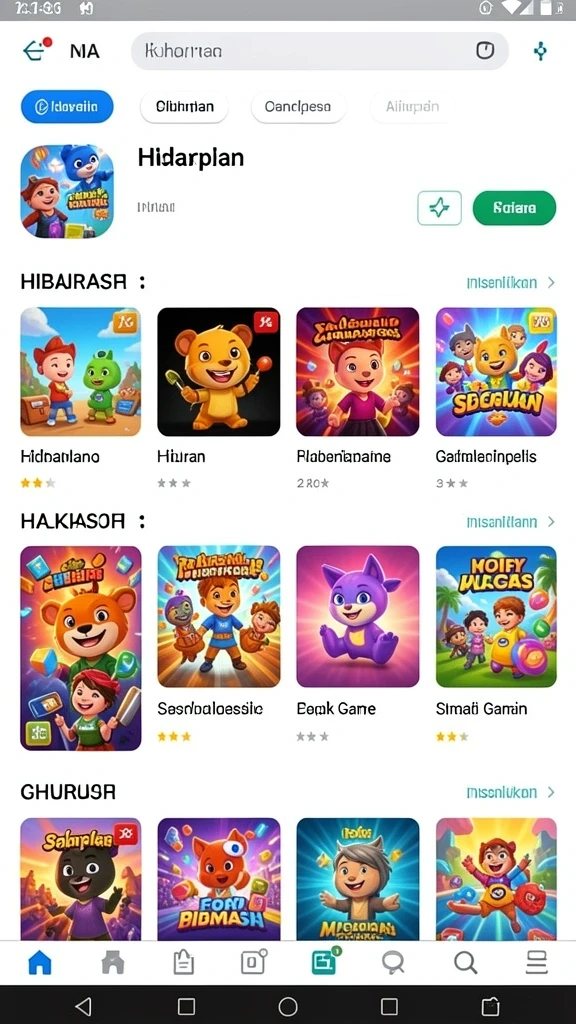 Tangkapan layar kedua menunjukkan fitur komunitas yang interaktif.