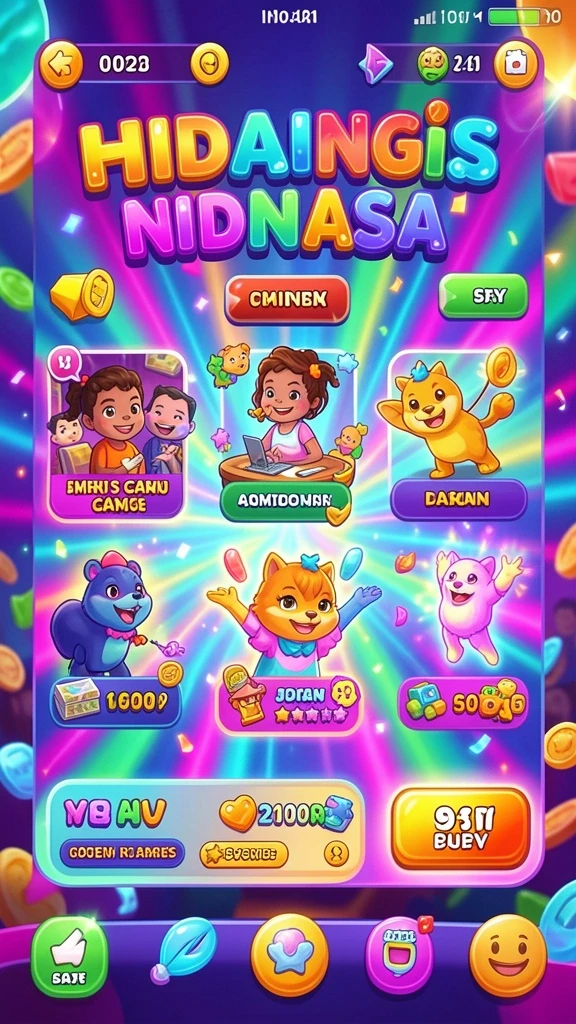 Tangkapan layar ketiga menampilkan antarmuka yang ramah pengguna.