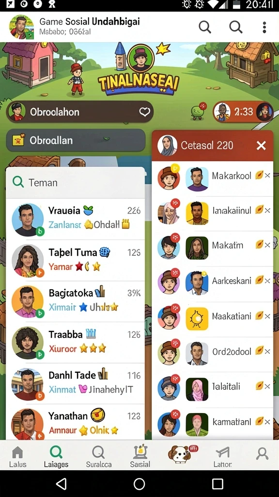 Tampilan grafis yang memukau dengan detail karakter.
