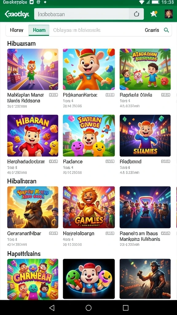 Tampilan antarmuka yang menarik dan user-friendly.