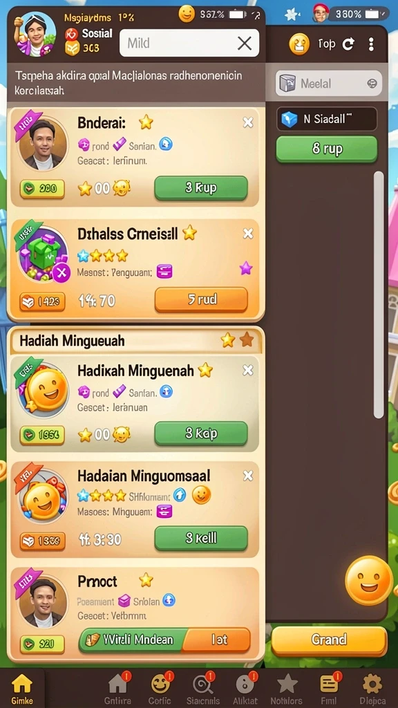 Mode permainan yang beragam dan menyenangkan.