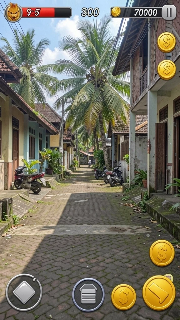 Keseruan bermain bersama teman-teman dalam satu layar.