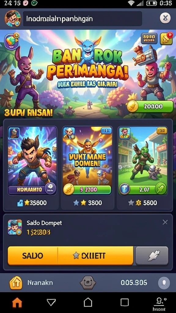 Momen seru pemain bersaing dalam mode multiplayer.