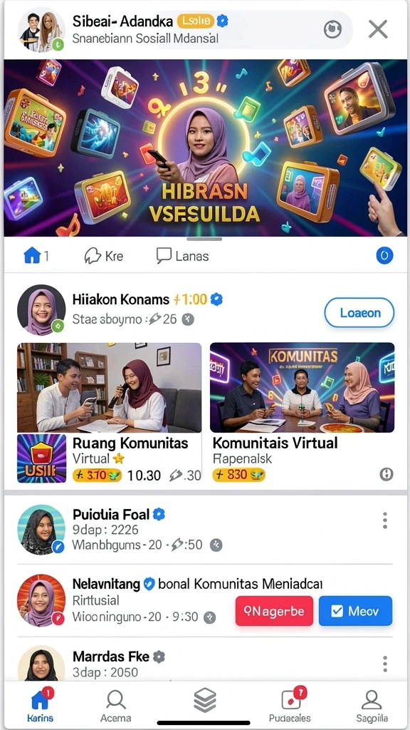 Berbagai mode permainan yang seru untuk dicoba.